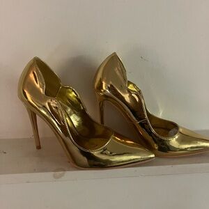 Liliana Stiletto High Heels- Gold
